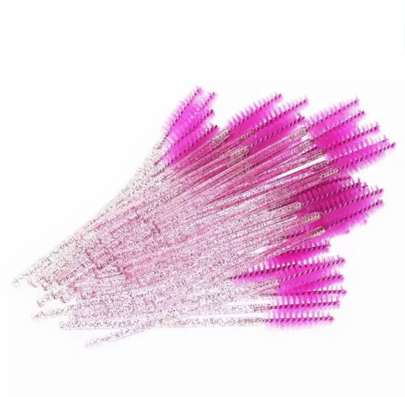Lash Artist Brushing Lashes with Mascara Wand Style Brush