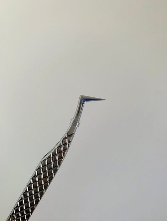 Silver Lash Extension Tweezers – Isolation and Volume Tool