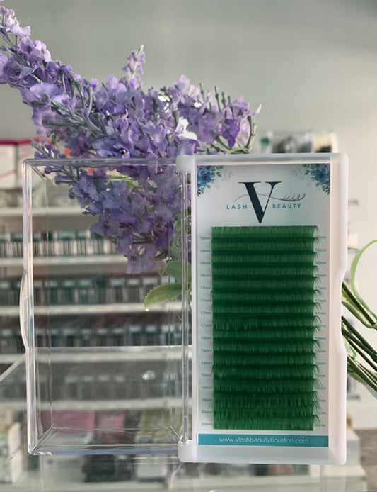 0.07mm Colored Lash Extensions – 16-Line Tray for Eyelash Extensions