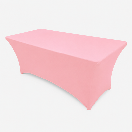 Pink 6 foot spandex lash bed cover for eyelash extension salons