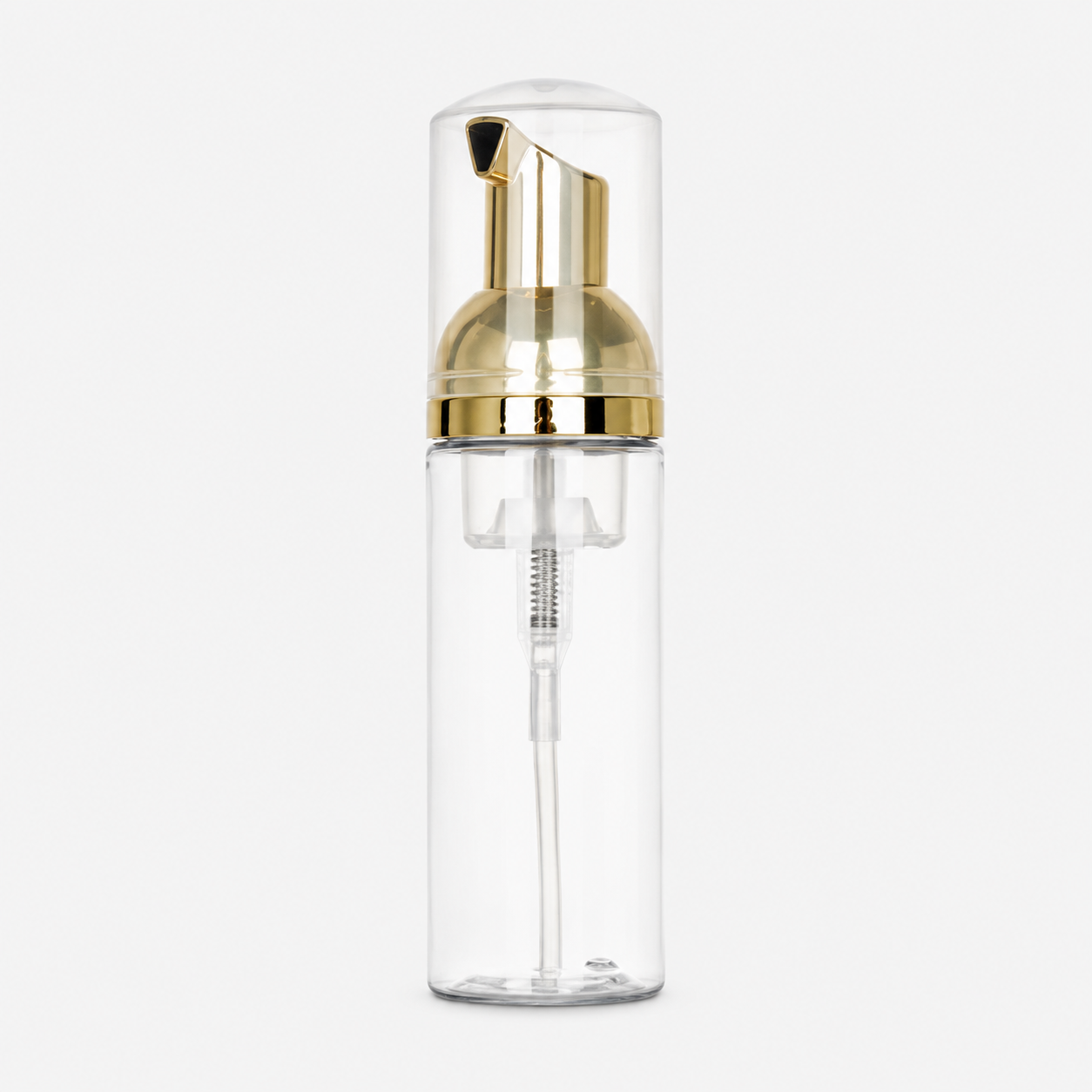 Reusable lash shampoo dispenser and foam pump bottle for mixing and dispensing eyelash extension cleanser