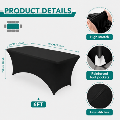 6 foot spandex lash bed cover features and dimensions