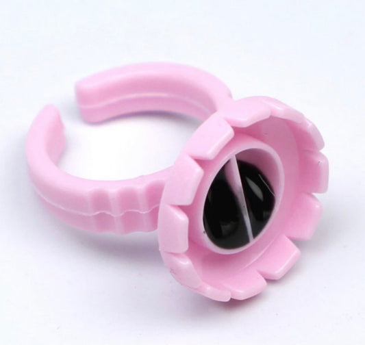 Blossom Rings for Eyelash Extensions – Disposable Adhesive Holder