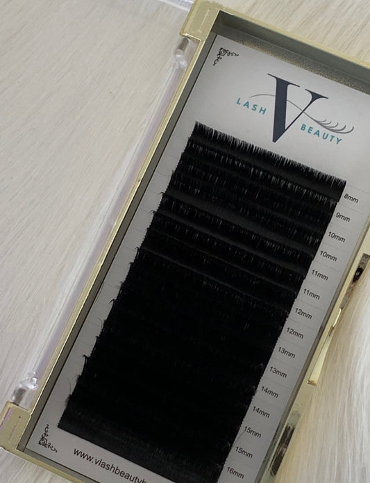 Easy Fan Lash Extensions – Self-Fanning Volume Lashes | 16-Line Tray