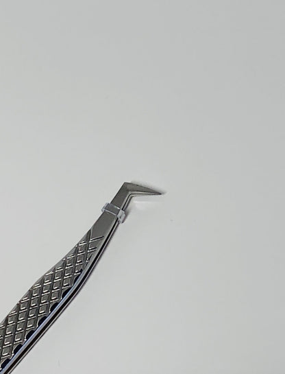 Silver Lash Extension Tweezers – Isolation and Volume Tool