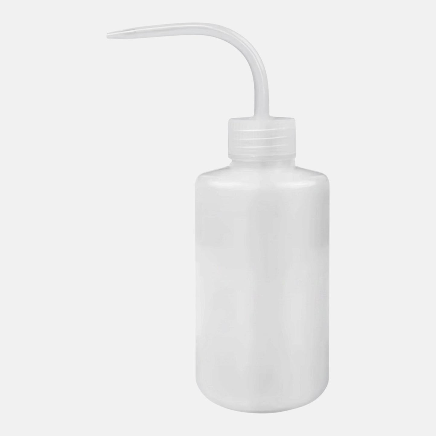 Clear plastic squeeze bottle for washing and rinsing eyelash extensions