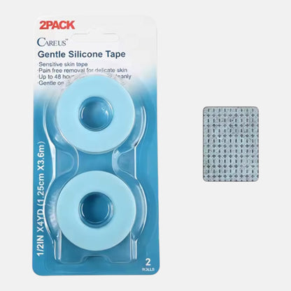 Lint-free adhesive cleaning pads for eyelash extension glue nozzles
