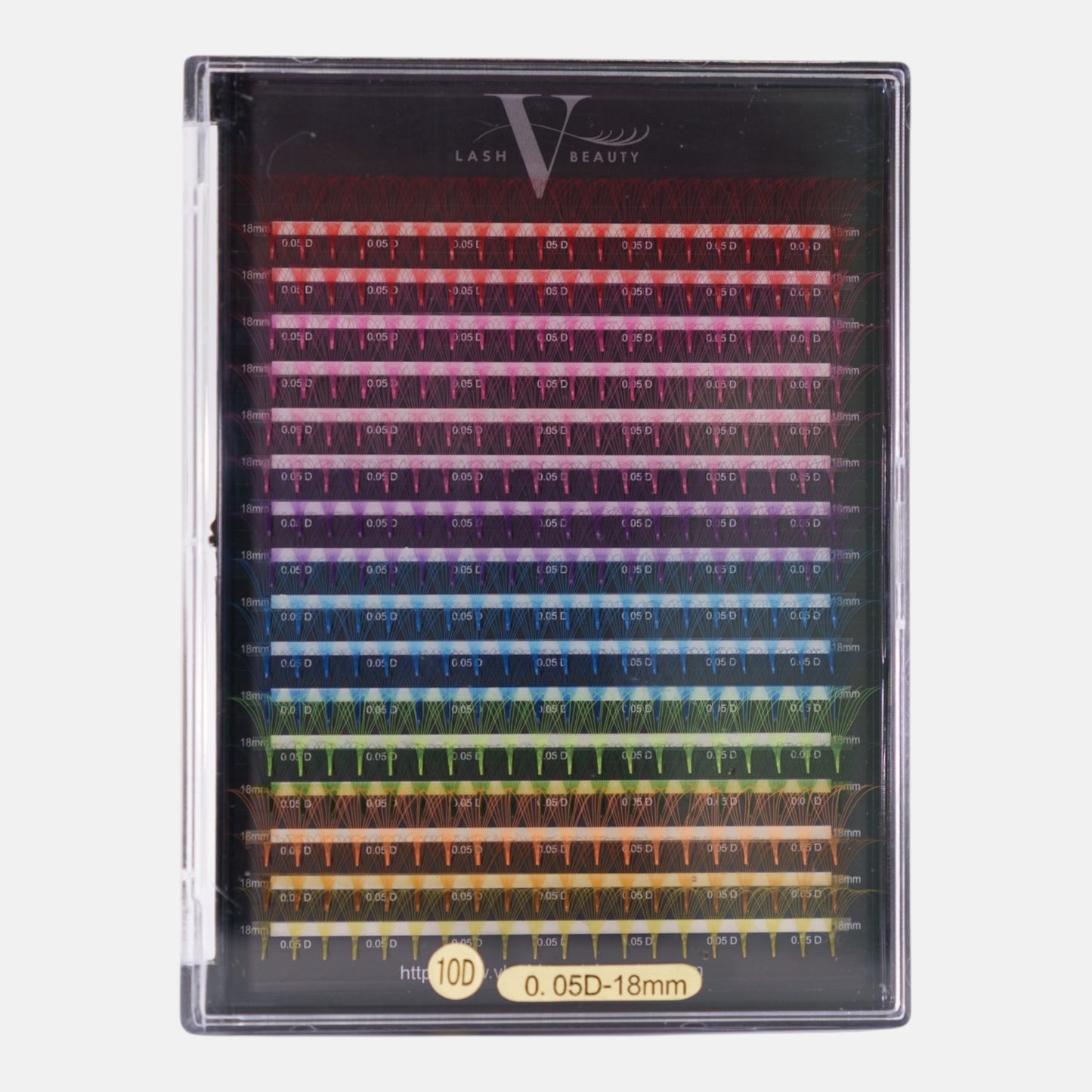 0.03mm Cashmere Lash Extensions Mega Volume Lash Tray