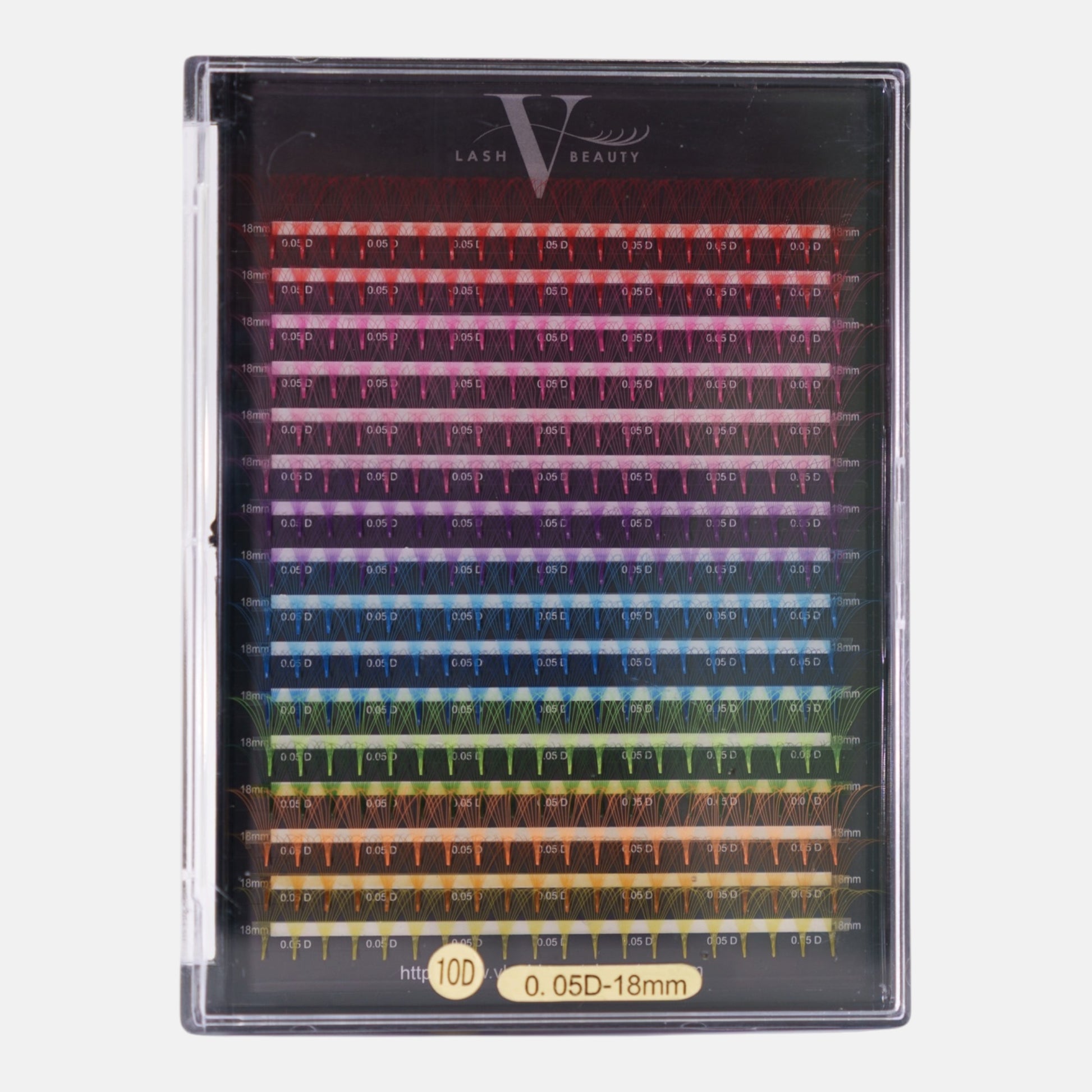 0.03mm Cashmere Lash Extensions Mega Volume Lash Tray
