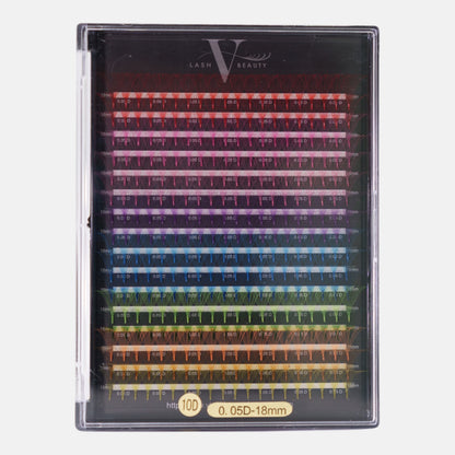 0.03mm Cashmere Lash Extensions Mega Volume Lash Tray