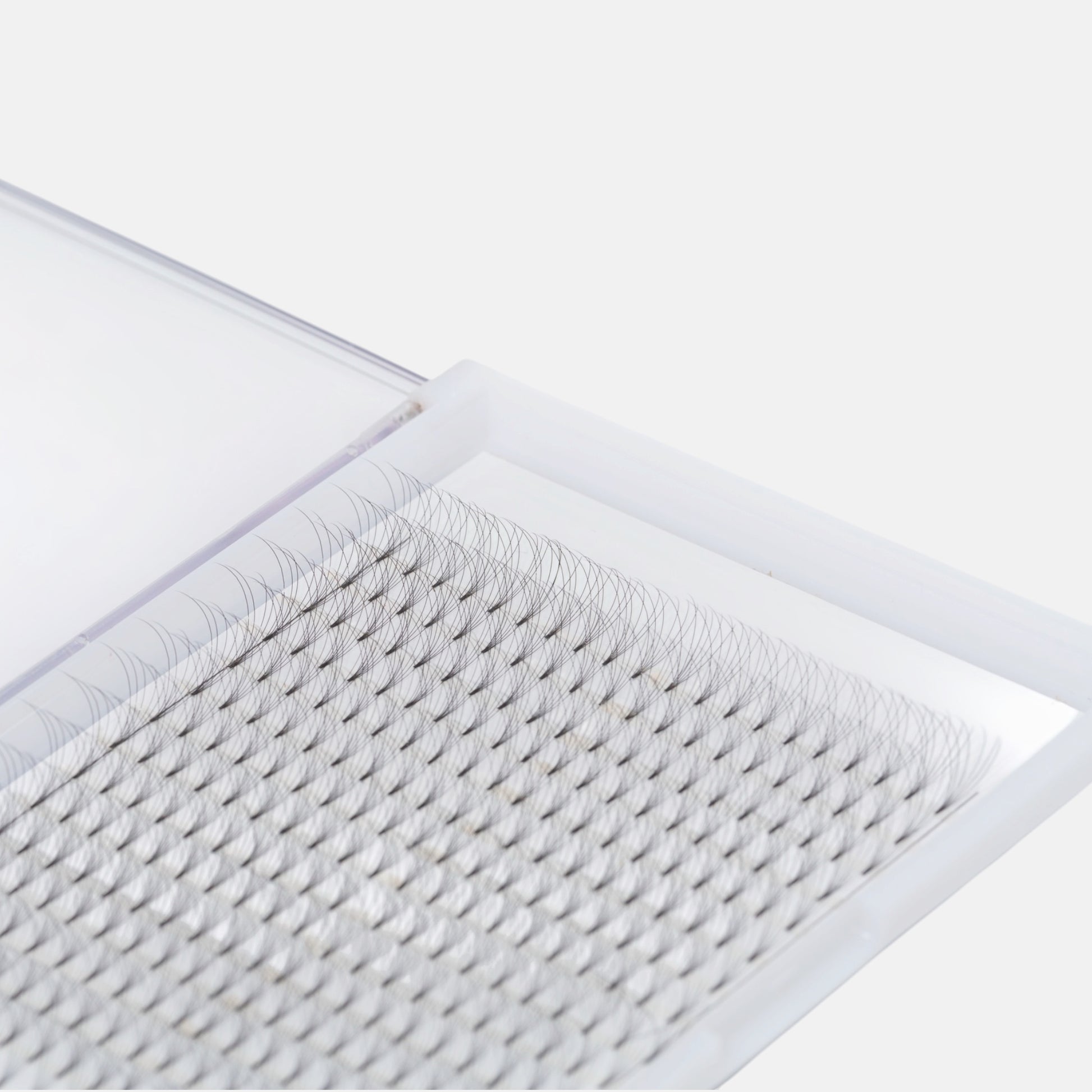 Lightweight 6D premade lash fans featuring 0.07mm fibers and D curl for fast volume lash application and beautiful retention