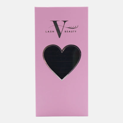 YY Lash Extensions 0.07mm hybrid volume lashes in premium pink tray
